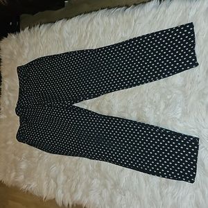 ~~GAP Signature Skinny Ankle Pants – Black & White Pattern, Size 6~~